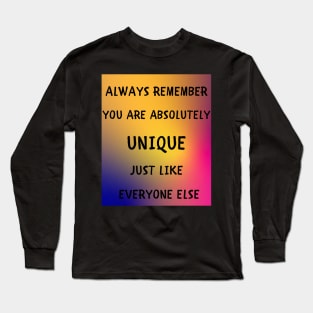 Always remember Long Sleeve T-Shirt